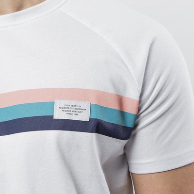 PLNY T-shirt Stripes - white
