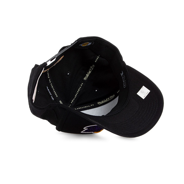 Czapka Mitchell & Ness snapback Los Angeles Lakers czarna Neon Lights