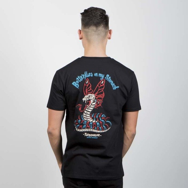 Koszulka Turbokolor TK Simple Thread Butterflies T-shirt black