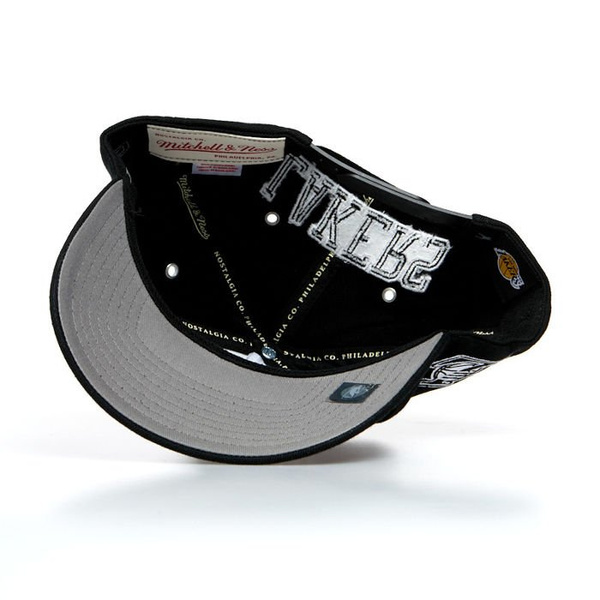 Czapka Mitchell & Ness snapback Los Angeles Lakers black BGW3 Snapback