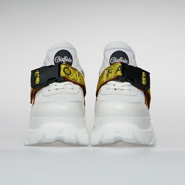 Buty Buffalo London Galip Platform White Leather Sneaker white