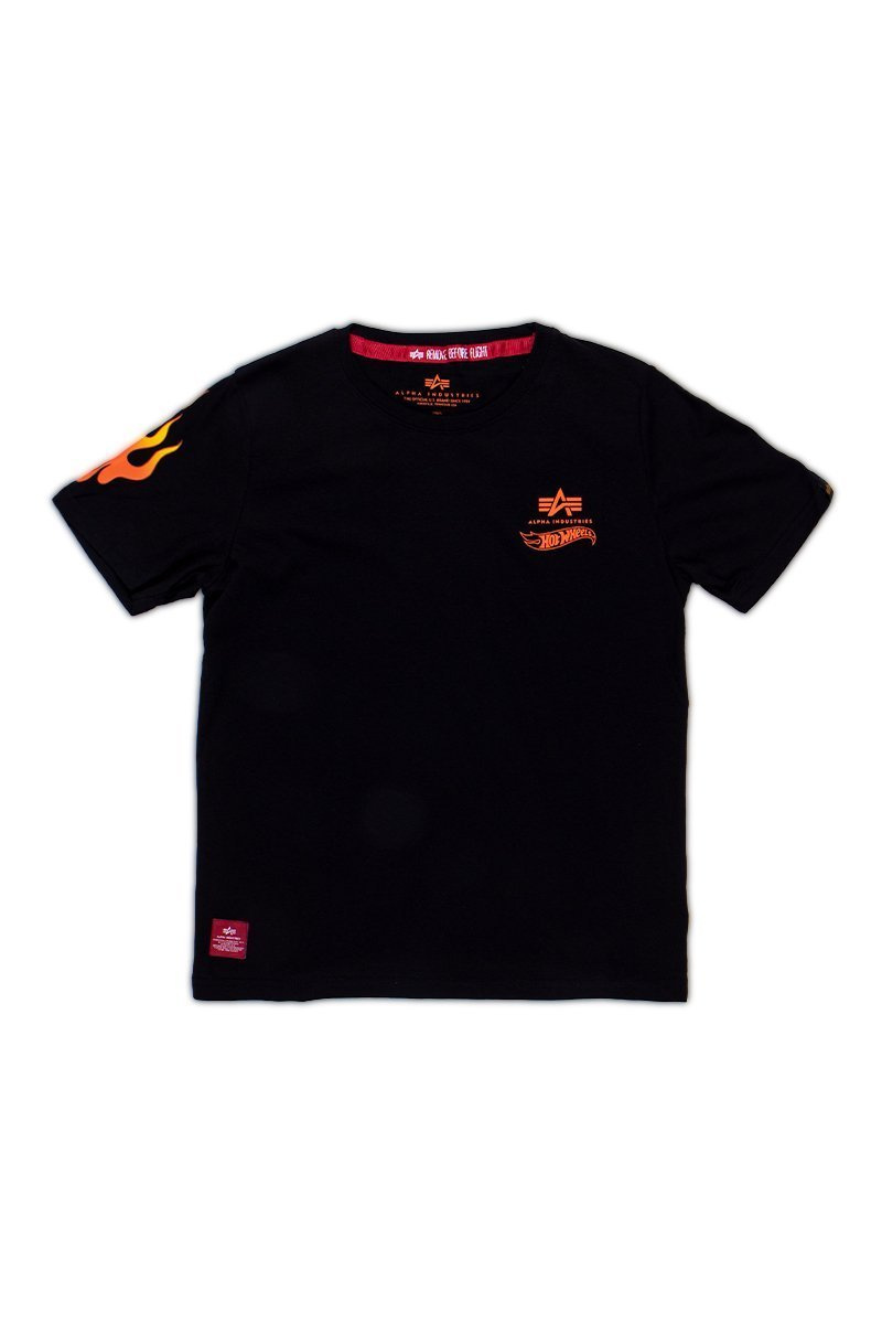 Koszulka dziecięca Alpha Industries x Hot Wheels Flame T Kids/Teens Tee