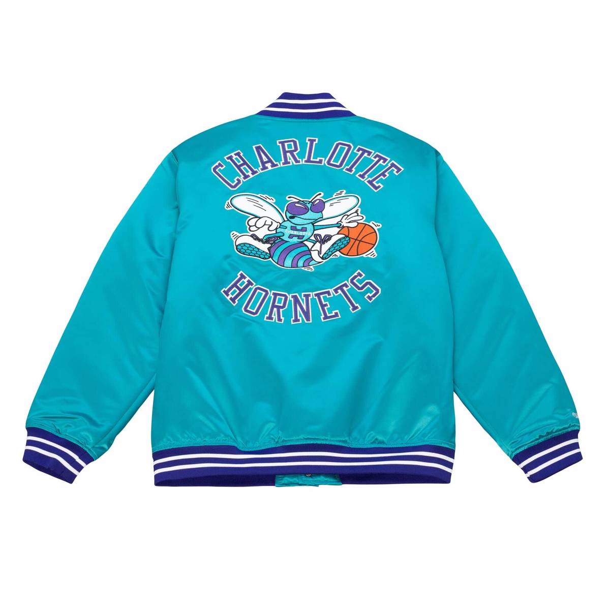 Kurtka Mitchell Ness Charlotte Hornets Heavyweight Satin Jacket Turkusowa Bludshop Com Sklep