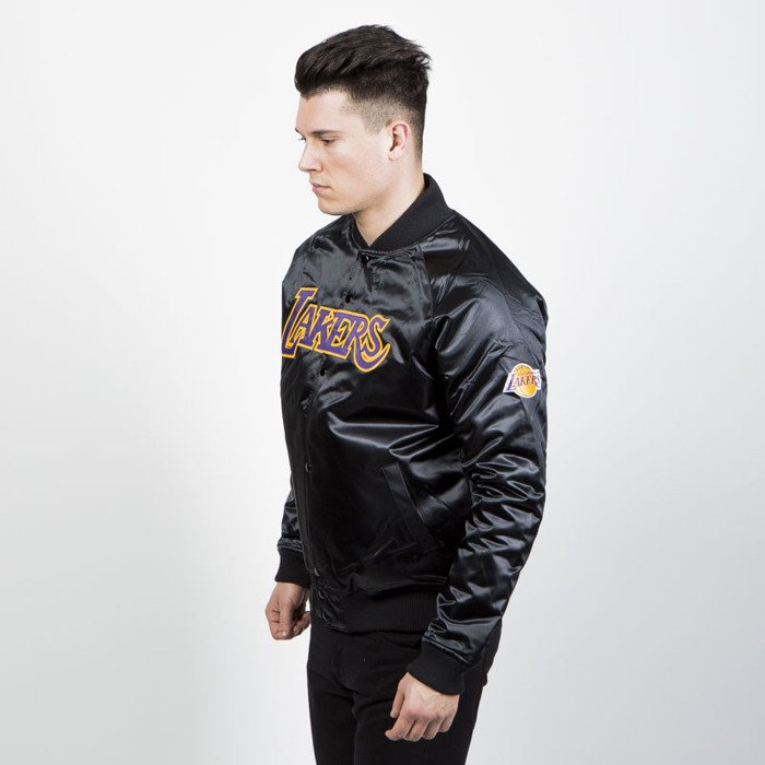 Nba satin jacket mitchell on sale ness