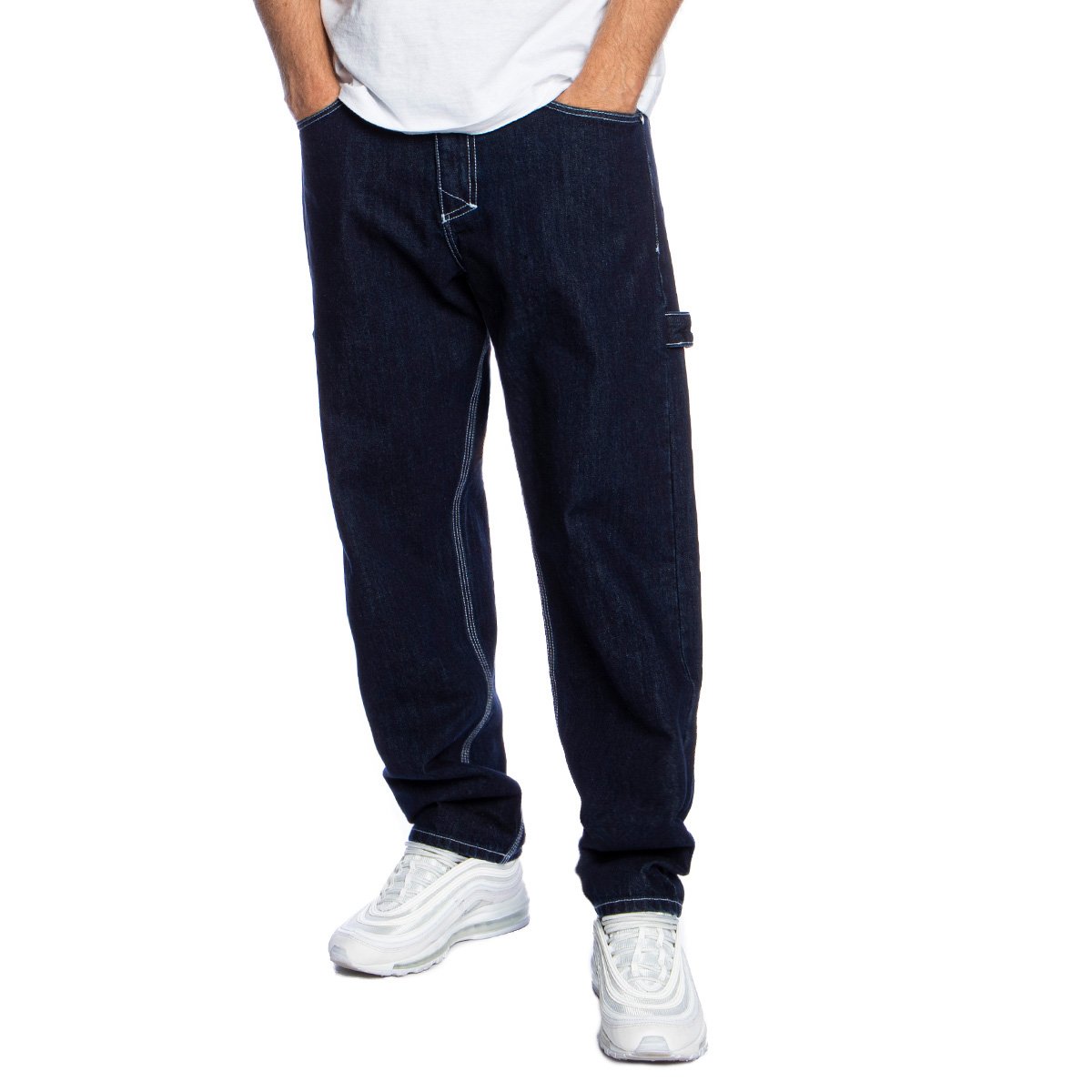 Mass Denim Pants Slang Baggy Fit black