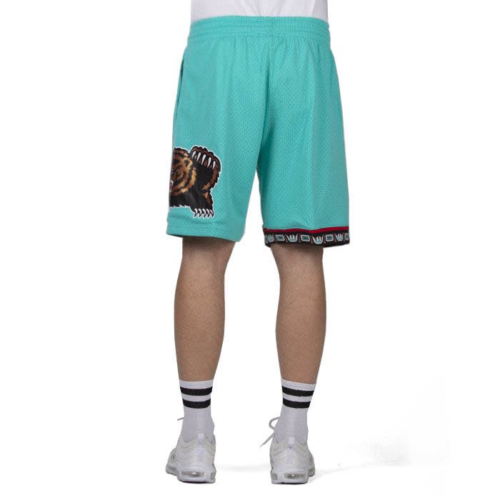 Mitchell & Ness Vancouver Grizzlies NBA Road Swingman Shorts 96-97 Teal  memphis